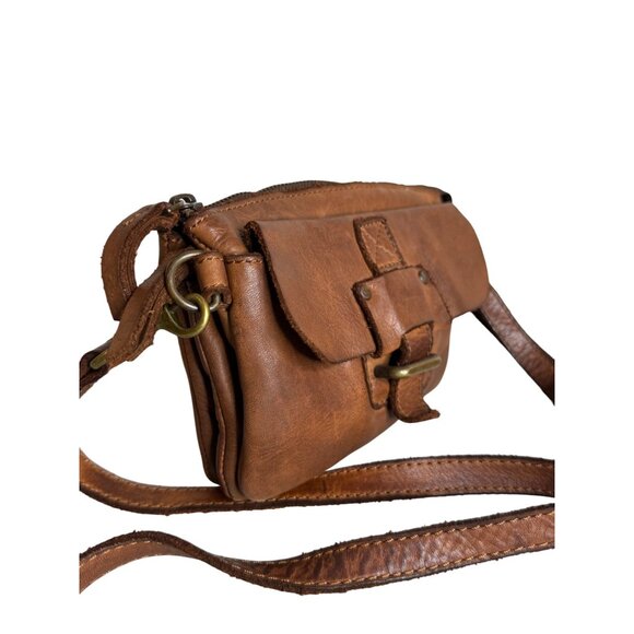 Harbour 2nd Brown Leather Luna Crossbody Bag - Picture 4 of 9